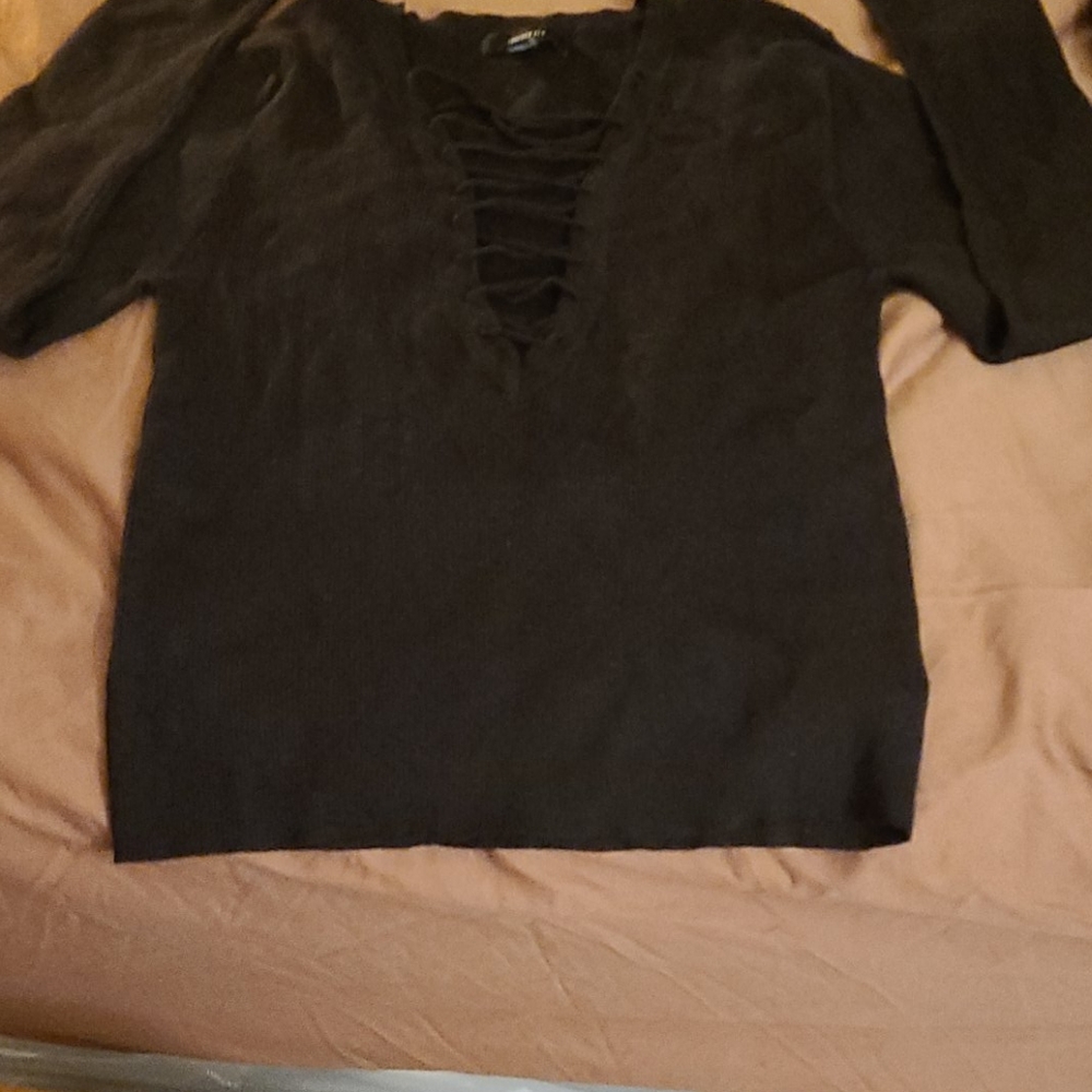 Lace up top